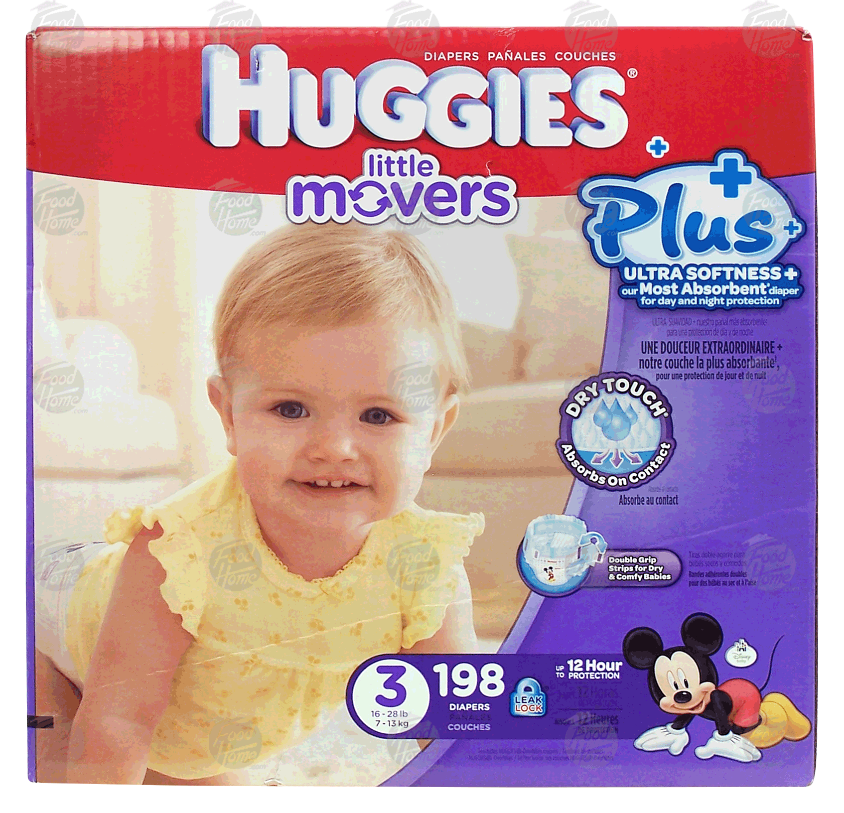 Huggies Little Movers baby diapers, size 3, 16-28 lb. Full-Size Picture